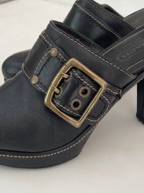 Coach Candace Clogs Black